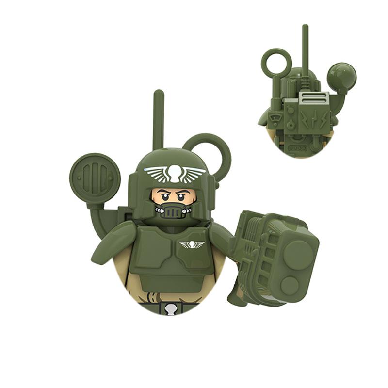 Kinderspielzeug Imperiale Garde Schwere Ingenieurstruppe Signalkorps Kommandant Militärfiguren Montagemodell Bausteine