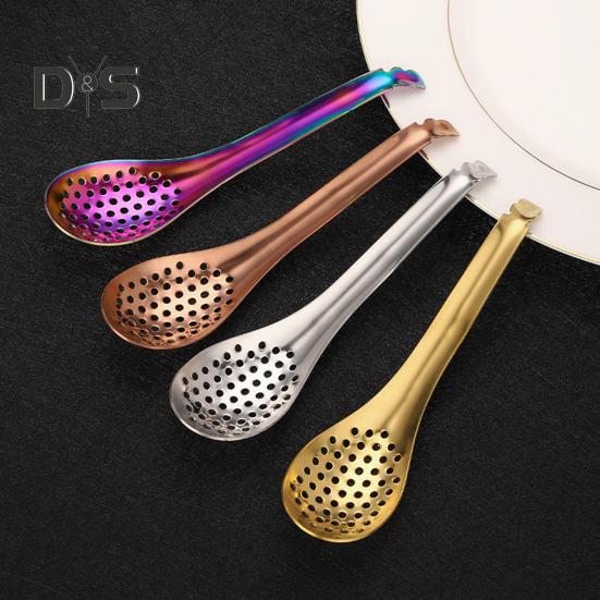 Schaumlöffel, Lebensmittelqualität, glatt, poliert, hitzebeständig, keine Verformung, Filter, Eigelb, Kaviar, Sieb, Löffel, Küchenutensilien, Küchenzubehör