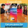 Misheard Music Guess The Lyrical Nonsense Card Game For Kids And Adults Snatch The Mic Party Game