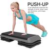 Non-slip Yoga Pedal Stepper Gym Workout Exercise Fitness Aerobic Step Equipment Load 110cm 4 Risers Fitness Aerobic Step New