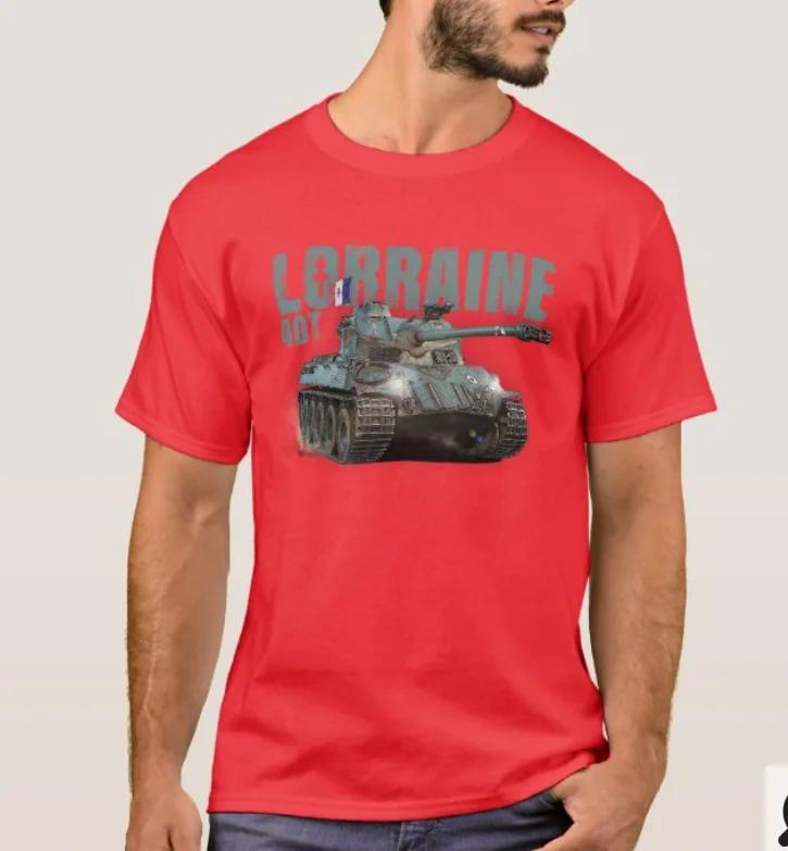 French Cold War Lorrain 40T Medium Tank TShirt Summer Cotton Short Sleeve ONeck Mens T Shirt New S3XL S