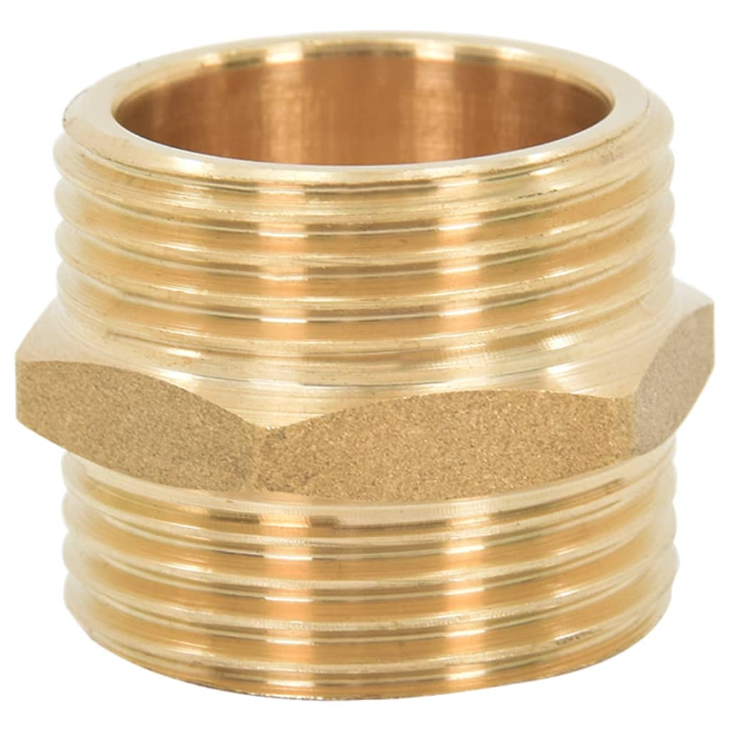 Vidaxl Suction Hose with Brass Connectors, Green, 1.1" 7 M, Pvc