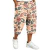 Men's Casual Drawstring Cargo Shorts with Camouflage Print Knee Length for Outdoor Everyday Wear