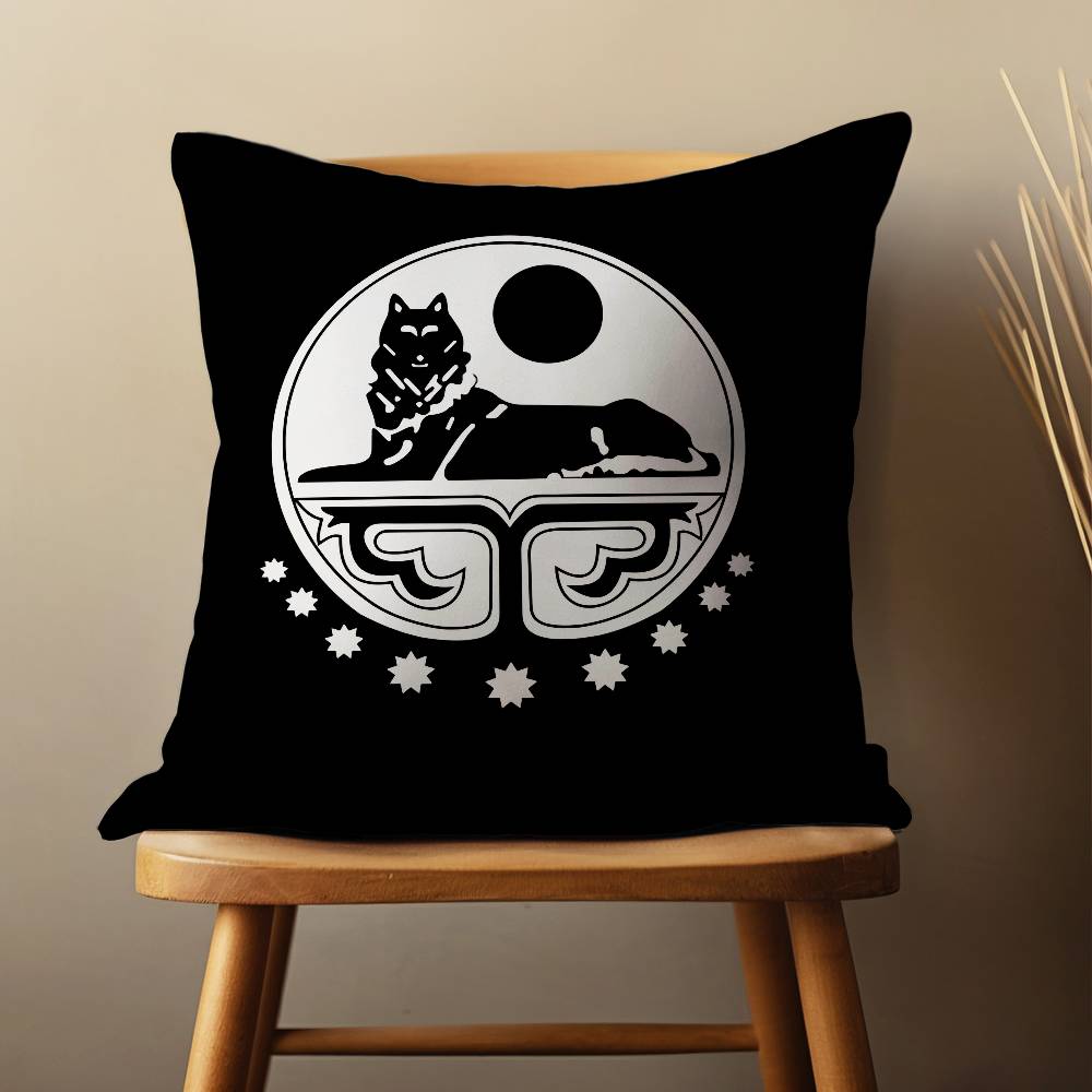 

Chechen Flag Art Pillow Case For Room Sofa Cushion Cover Suitable For Home Bedroom Decoration And Protector 30cmx30cm