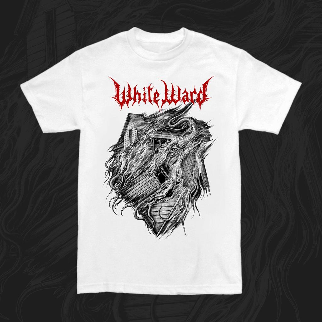 White Ward Debemur Morti Band TShirt Cotton Graphic Tee Unisex Women Summer Streetwear Top