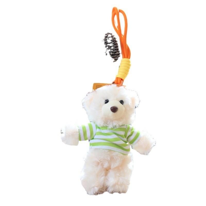 Cute And Charming Teddy Bear Keychain Plush Toy Soft And Cozy Bag Decoration