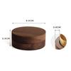 With Stainless Steel Liner Walnut Wood Ashtrays Indoor Walnut Wood With Lid Fly Ash Ashtray Ash Tray Living Room