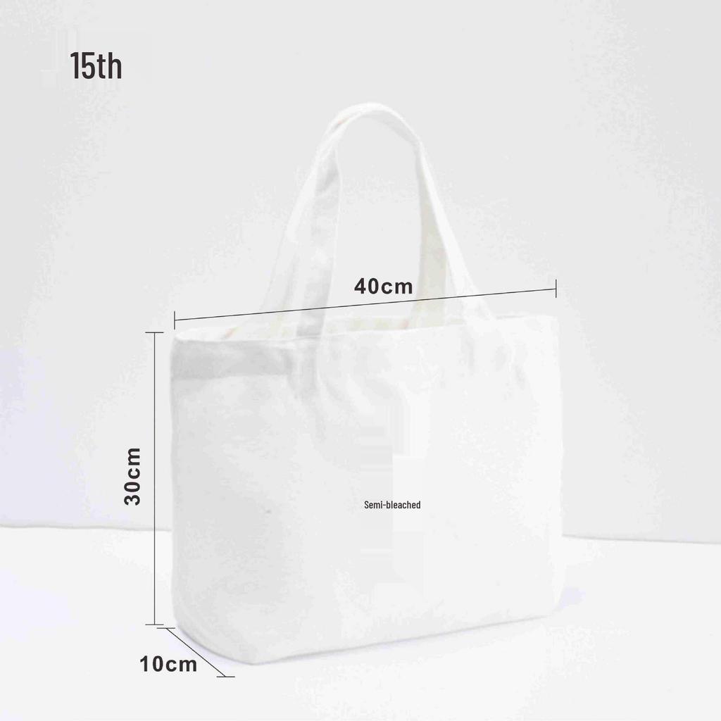 Custom Logo Handheld Gift Bag - Digital Print Polyester Cotton Canvas Bag