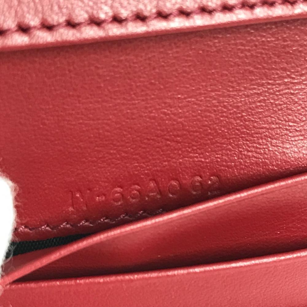 Salvatore Ferragamo Gancini logo Business Card Holder Pass Case Folded Card Case