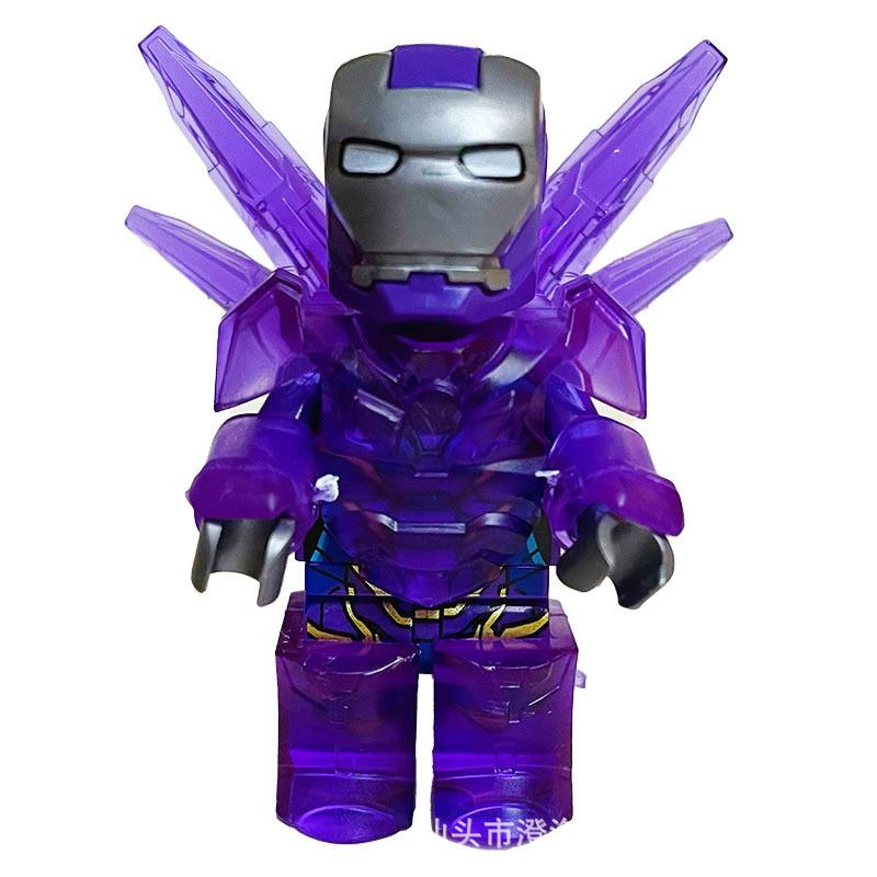 Ninja Warrior Superhero Doll With Weapon Single Building Block Assembly Toy