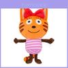 Klassisches Kid E Katzen Plüschtier Für Kinder Mit Pp Baumwollfüllung Für Sammler Und Zum Spielen