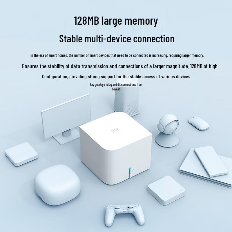 ZTE Z506 AC1200 Dual-Band Gigabit Mesh WiFi Router (CN Version)