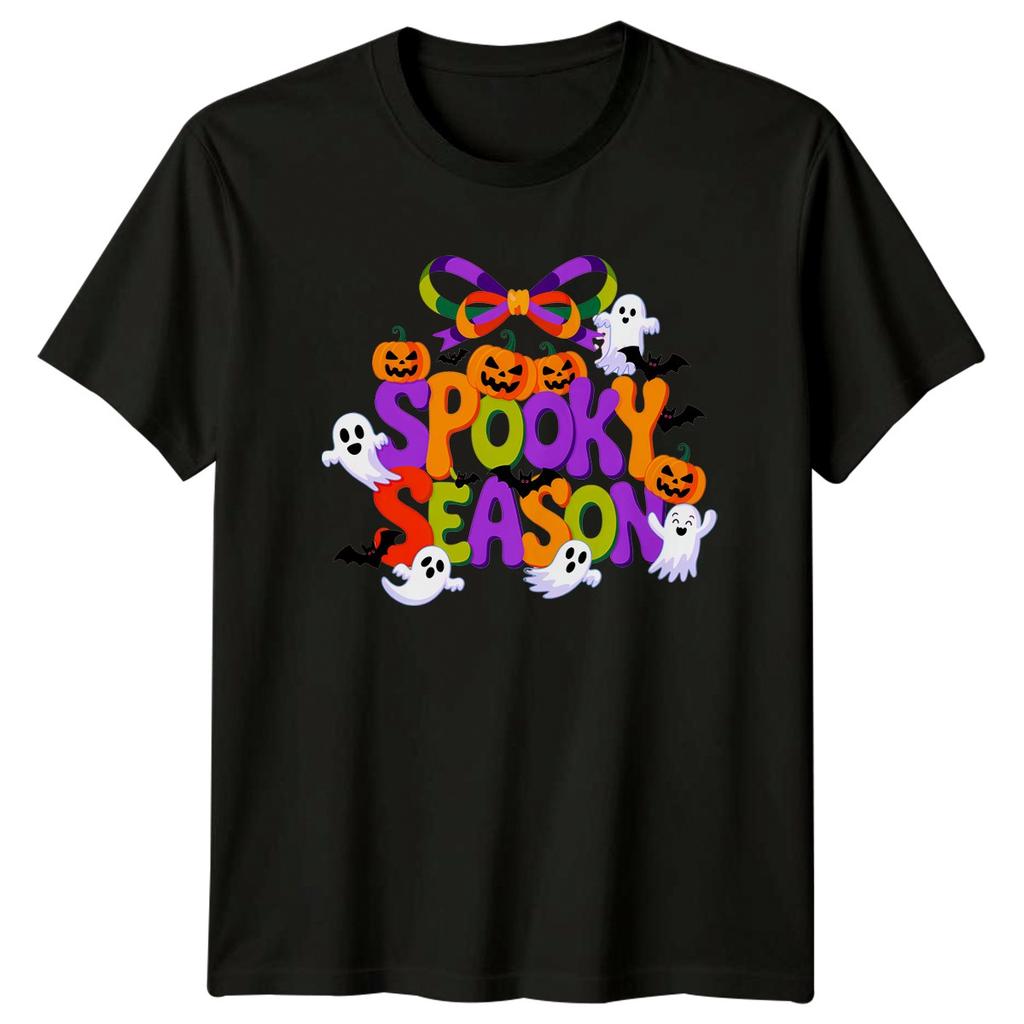 Spooky Season Halloween Holidays Unisexs TShirt Unisexs Tee Graphic Unisex Top
