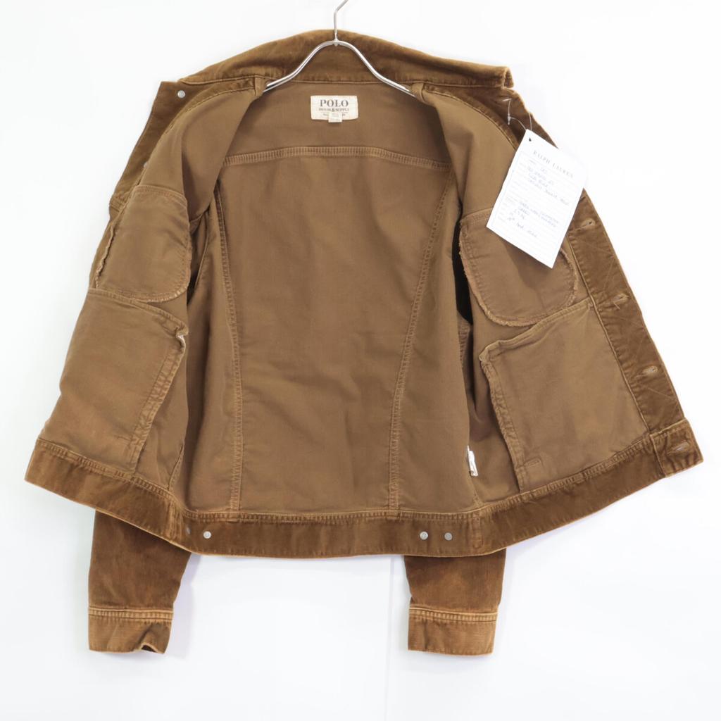 RalphLauren Denim&Supply Brown Corduroy Trucker Jacket Jacket M BrownUsed