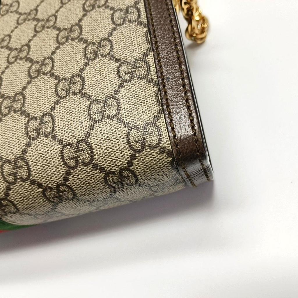 [Pre-Owned] Ophidia GG Monogram Iconic Web Stripe Medium Shoulder Bag - Very Good #1P5BO4T