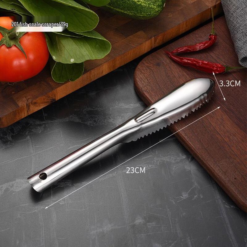 

Stainless Steel Food Clip & Fish Scaler Set