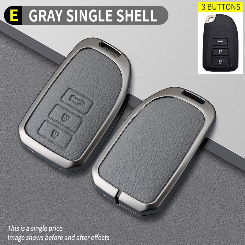 

Toyota Model E Car Key Case - Elephant Gray OPP bag