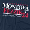 A Princesa Noiva Unissex Adulto Para Presidente 24 Montoya & Fezzik Camiseta de Manga Comprida