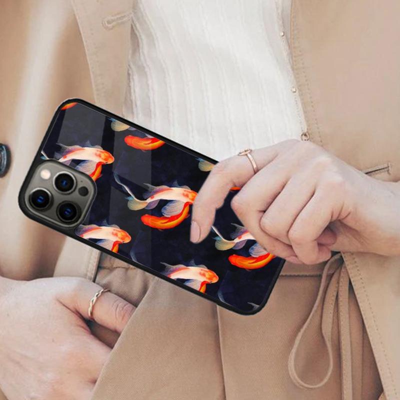 Pair of Koi Fish Magnetic Phone Case For APPLE iPhone 17 Air 16 14 13 12 Pro Max 15 Plus Wireless Charge With MagSafe Cover