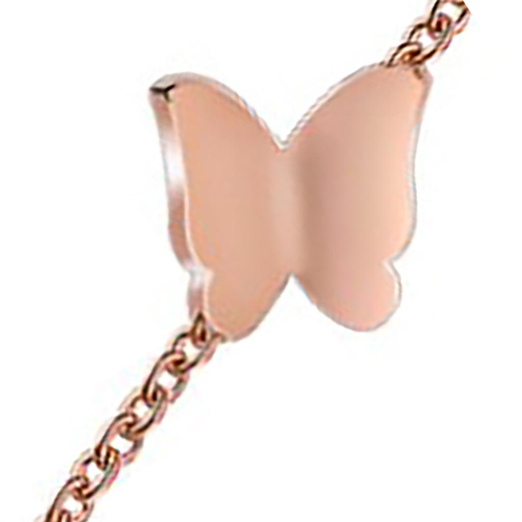 Schmetterlingskette Leicht Wunderschön Schlicht Titanstahl Schmetterlingskette für Damen