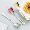 Gourd Shape Head Stainless Steel Small Shovel Spoon For Serving Ice Cream Yogurts And Other Sweet Dessert Treats