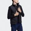 Adidas Zjy Gfx Dwn V Zip-Up Collar Solid Down Vest Men Tops Black H20779