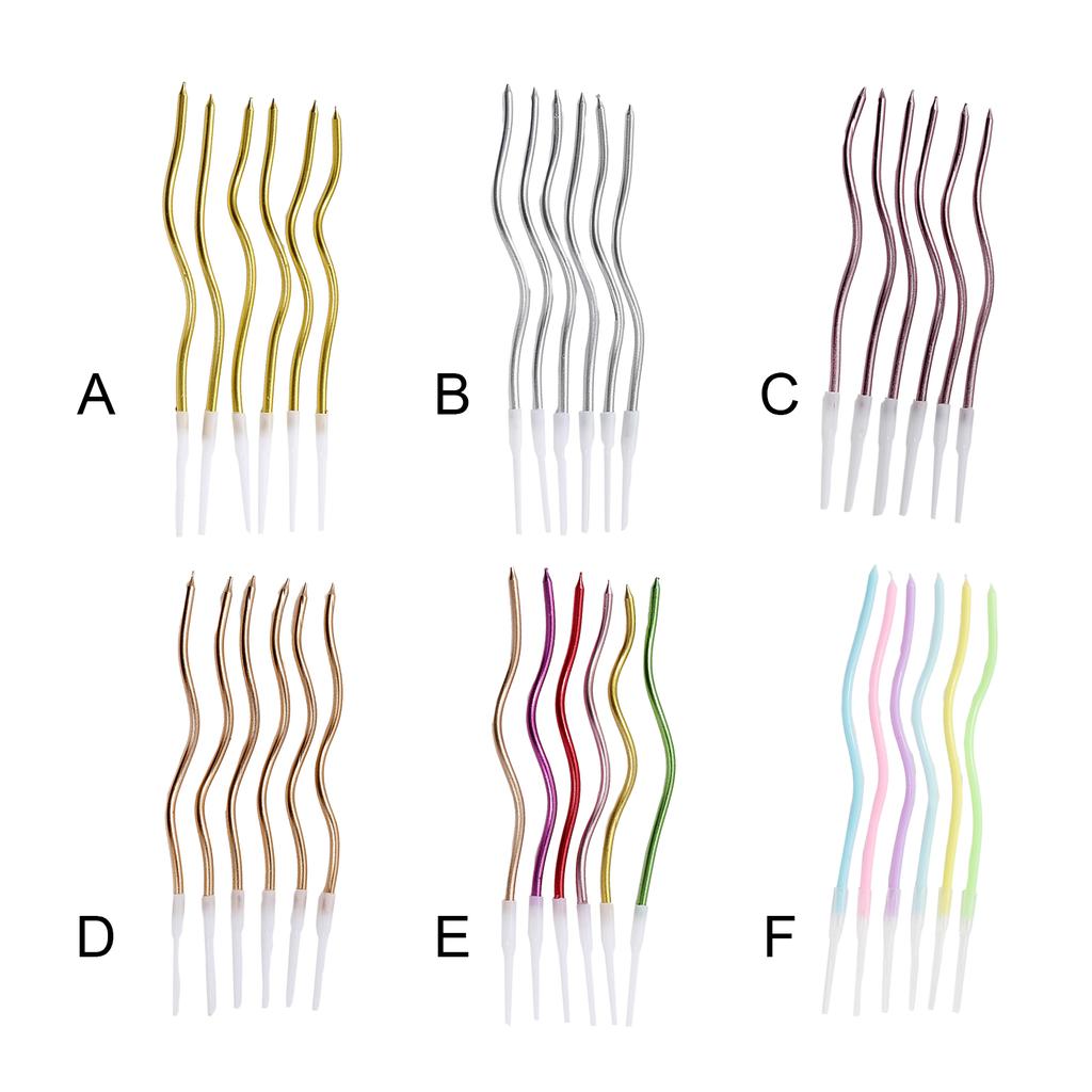 Spiral Cake Candles Birthday Parties And Cake Decorations Candles Birthday Baby Curved Cake Candles