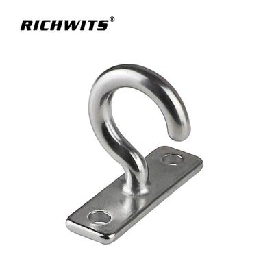 Stainless Steel 304 Marine Hook: Flat Plate, Curved, Question Mark, Ceiling Fan, Coat, and Hat Hook
