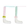 Easter Bunny Leg Hanging Ornament Soft Plush Long Leg Decoration for Farmhouse Spring Porch Outdoor