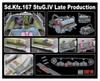 Ryfield Model German 4 Assault Gun Late Type Engine Movable Track Included Plastic Model RFM5111 1/35 Sd.Kfz.167 No.