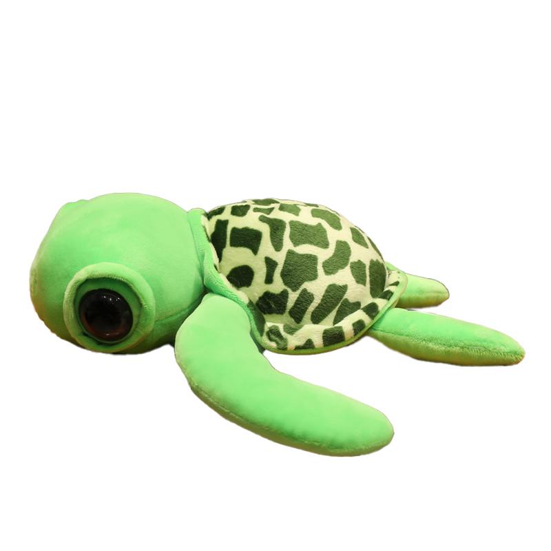 22/28/43cm Cute Free Sea Turtle Animal Plush Doll Big Eyed Turtle Plush Doll Aquarium Exhibition Decor Child Birthday Gift