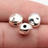 Twisted-Pattern Small-Hole Spacer Beads Mini Antique Bronze Silver Jewelry Making String Beads Separator