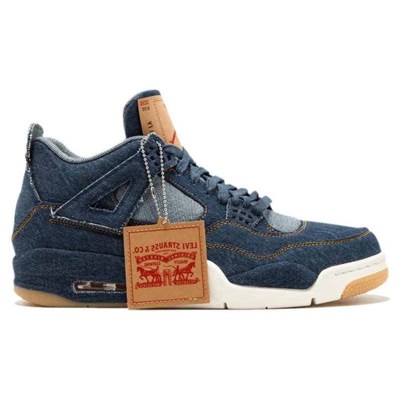 Air Jordan 4 Retro X Levi'ss 'Denim' Jordan AO2571-401