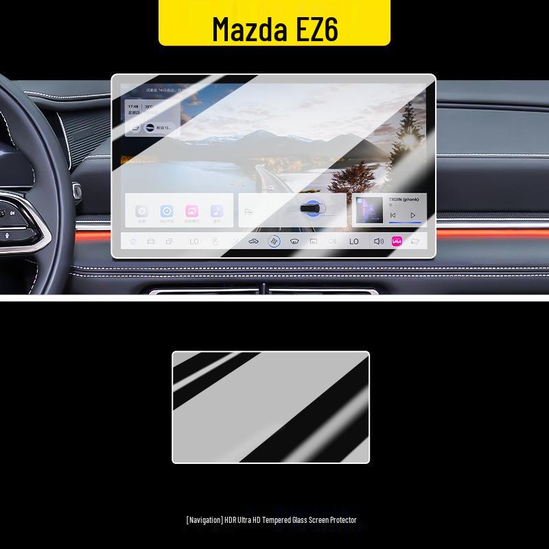 Mazda EZ6 Center Console Screen Protector Tempered Film - Car Interior Decoration Accessories