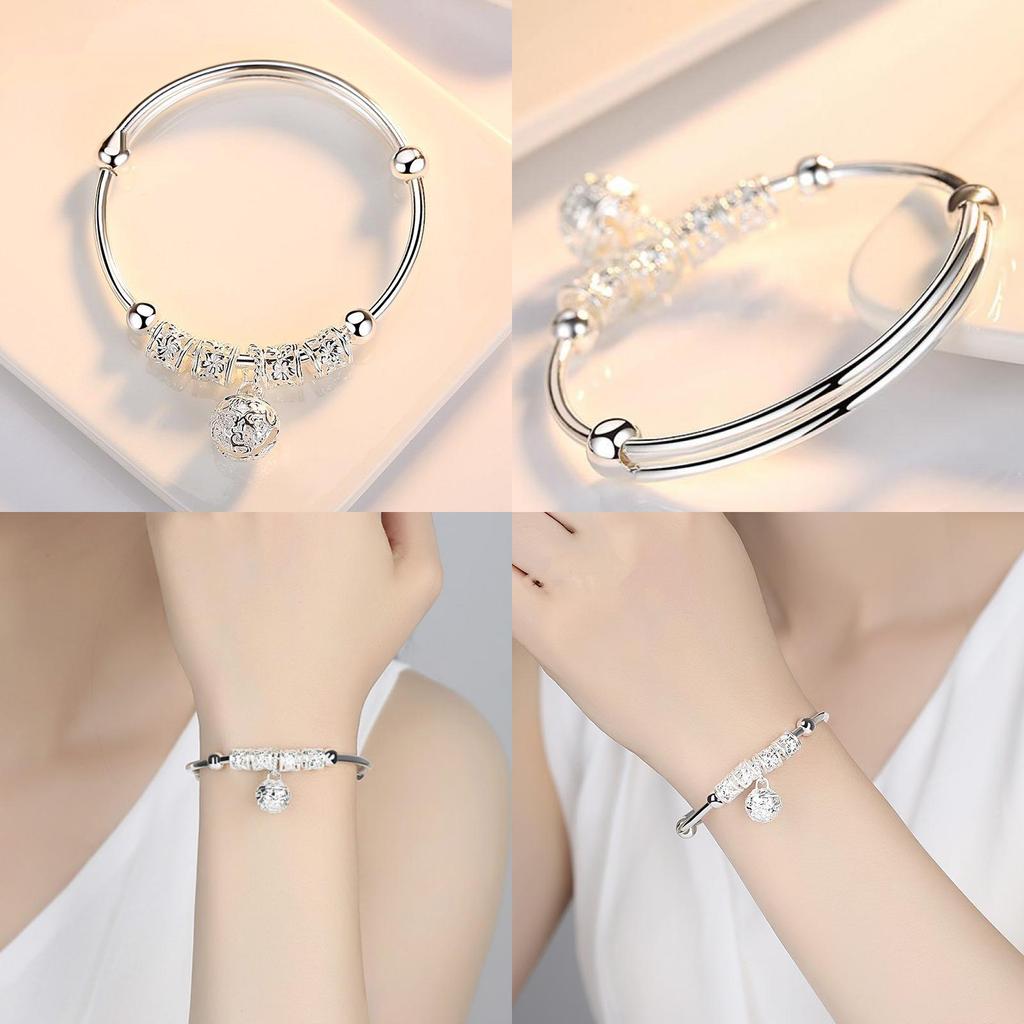High Quality Exquisite Fashion Cute Ball Cuff Bracelet Chain Bangles Jewelry For Women