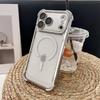 Plating Transparent Shockproof Magnetic Phone Case For iPhone 17 17 Air 17Pro 17 Pro Max For Magsafe Wireless Charging Cover