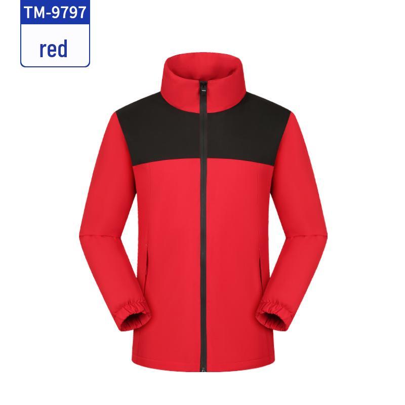 Velvet Collar Windbreaker: Custom Print, Warm, Windproof, Versatile Outdoor Jacket.