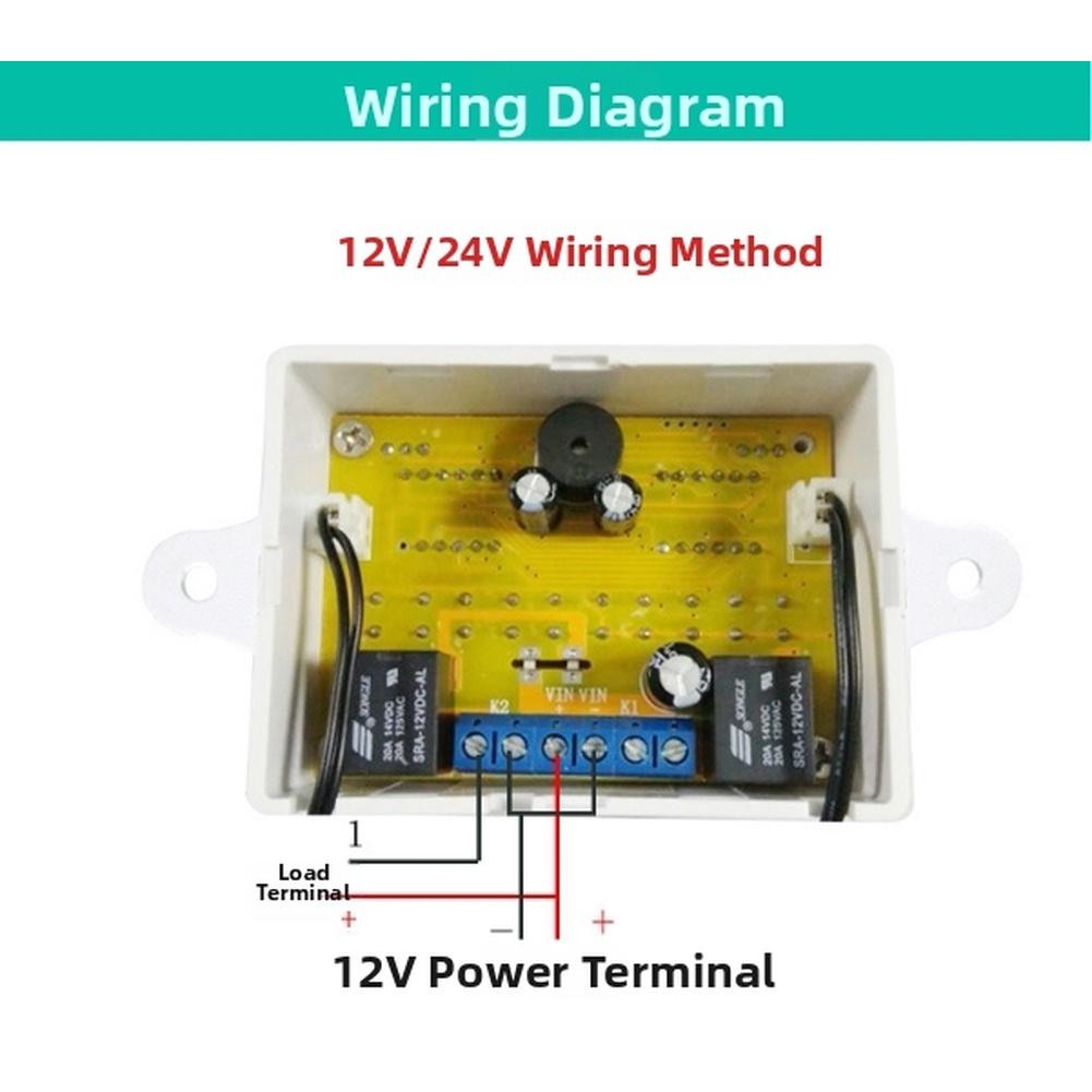 1pc Dual Temperature Controller ST3012 Digital Thermostat 12V 24V 220V Thermal For Heating Cooling Systems