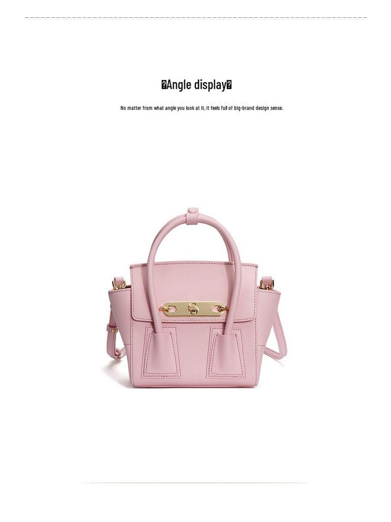 2024 Fashion Niche Design Winged Cowhide Crossbody Shoulder Bag for Women