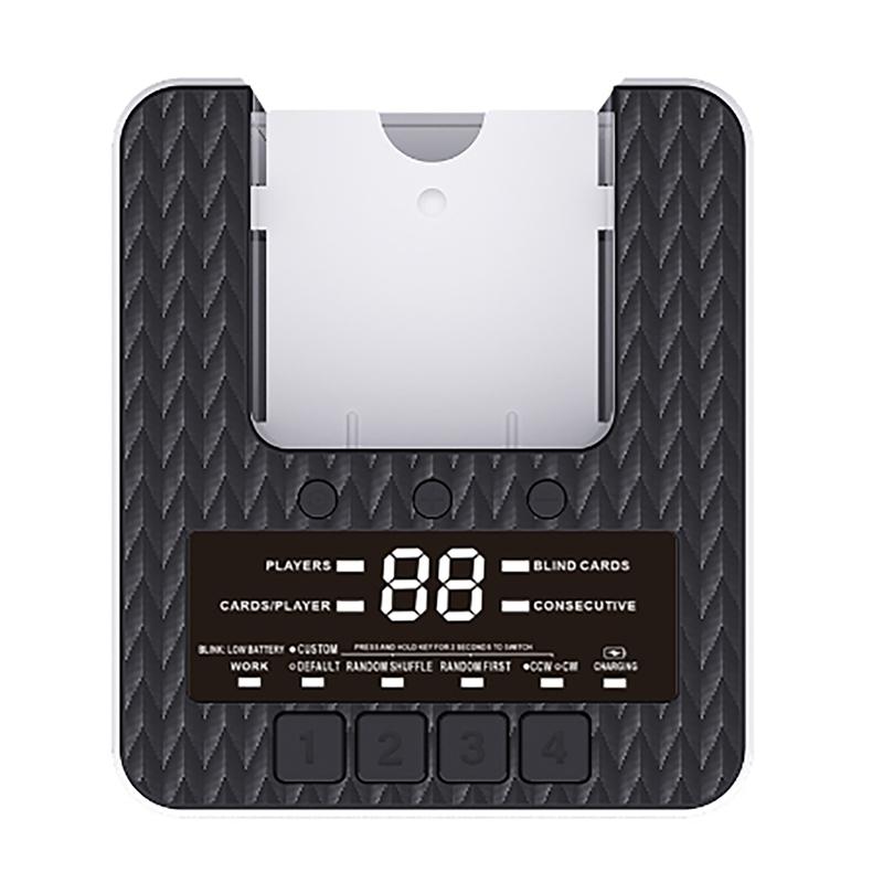 360° Rotation Automatic Card Dealing Machine 4000mAh Rechargeable Electric Poker Card Dispenser Playing Cards Dealer for Party