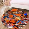 Crash Bandicoot Runder Teppich, Teppich für Wohnzimmer Schlafzimmer Sofa Spielzimmer Dekoration, Rutschfeste Bodenmatte14