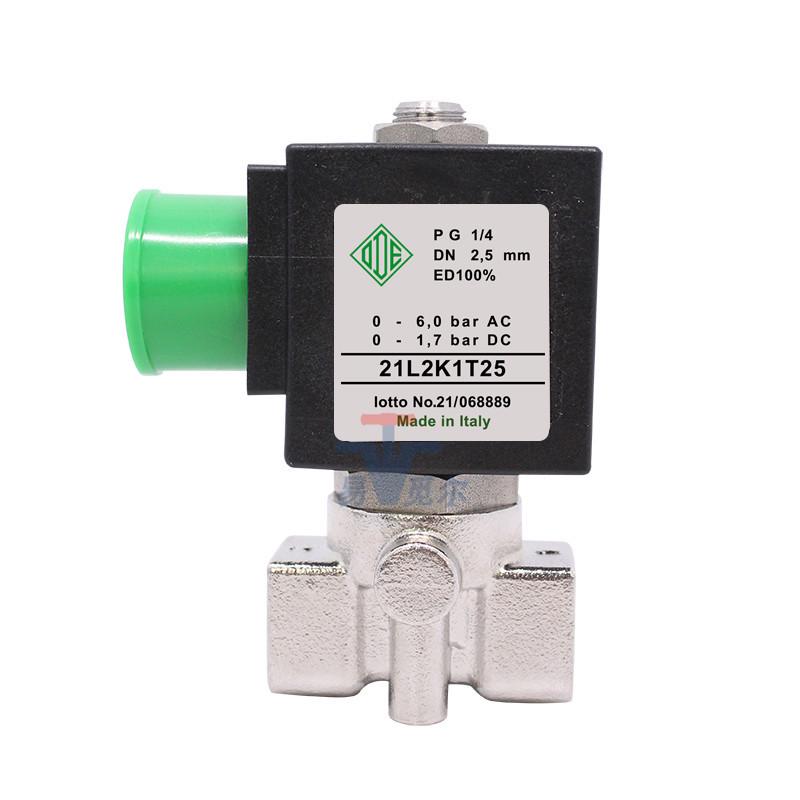 Stainless Steel 316 Solenoid Valve 21L2K1T25 1/4 Two-Way Anti-Corrosion 110V