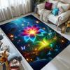 Fantasy Colorful Flowers Carpet for Living Room Bedroom Bedside Floor Mat Cloakroom Kids Activity Area Rugs Luxury Gifts