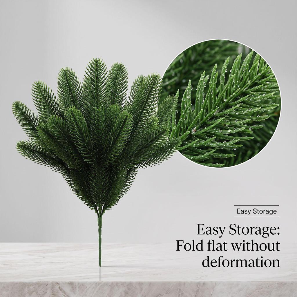 Handmade Christmas Tree Ornaments & Holiday Simulation Greenery for Festive Decor