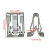 Dashboard Trim Clip 10 Pieces Buckle Replacement Universal Fastening Front Console Dashboard Metal Retainer For Automotive