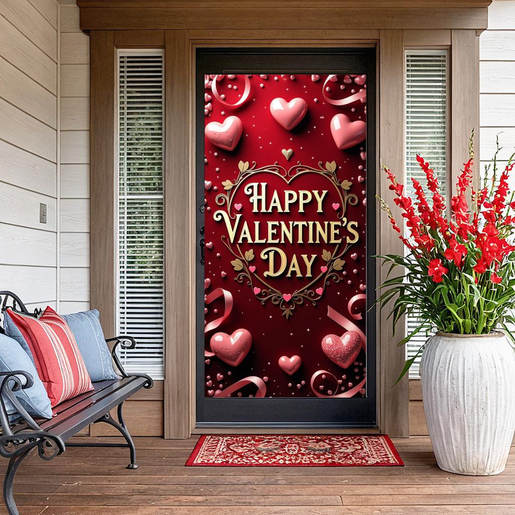 Decoration Banner Outdoor Party Backdrop Wedding Decor Love Hearts Event Background For Weddings Anniversary Romantic Events