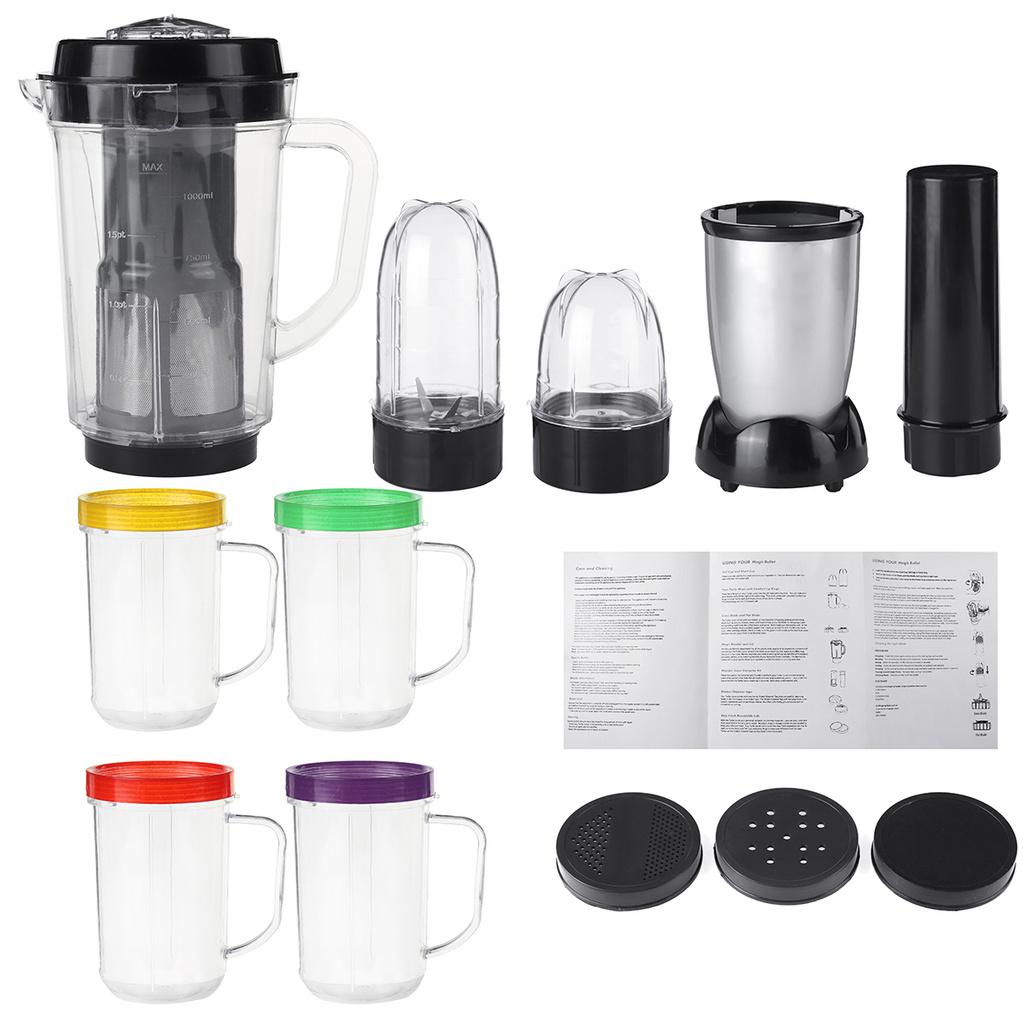 Multi-funtion Personal Blender Mixer 250W Juicer Fruit Food Processor Easy-wash Kitchen Soup Juice Food Making Tool 21Pcs/set