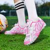 28-39 Barns Fotbollsskor med Roterande Spänne AG/ TF Fotbollsskor Konstgräs Fotbollsskor Pojkars Fotbollsskor