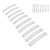 10pcs Long Flat Nail Tip Home Salon Nail Art Design Fake False Nail Set Manicure Tool