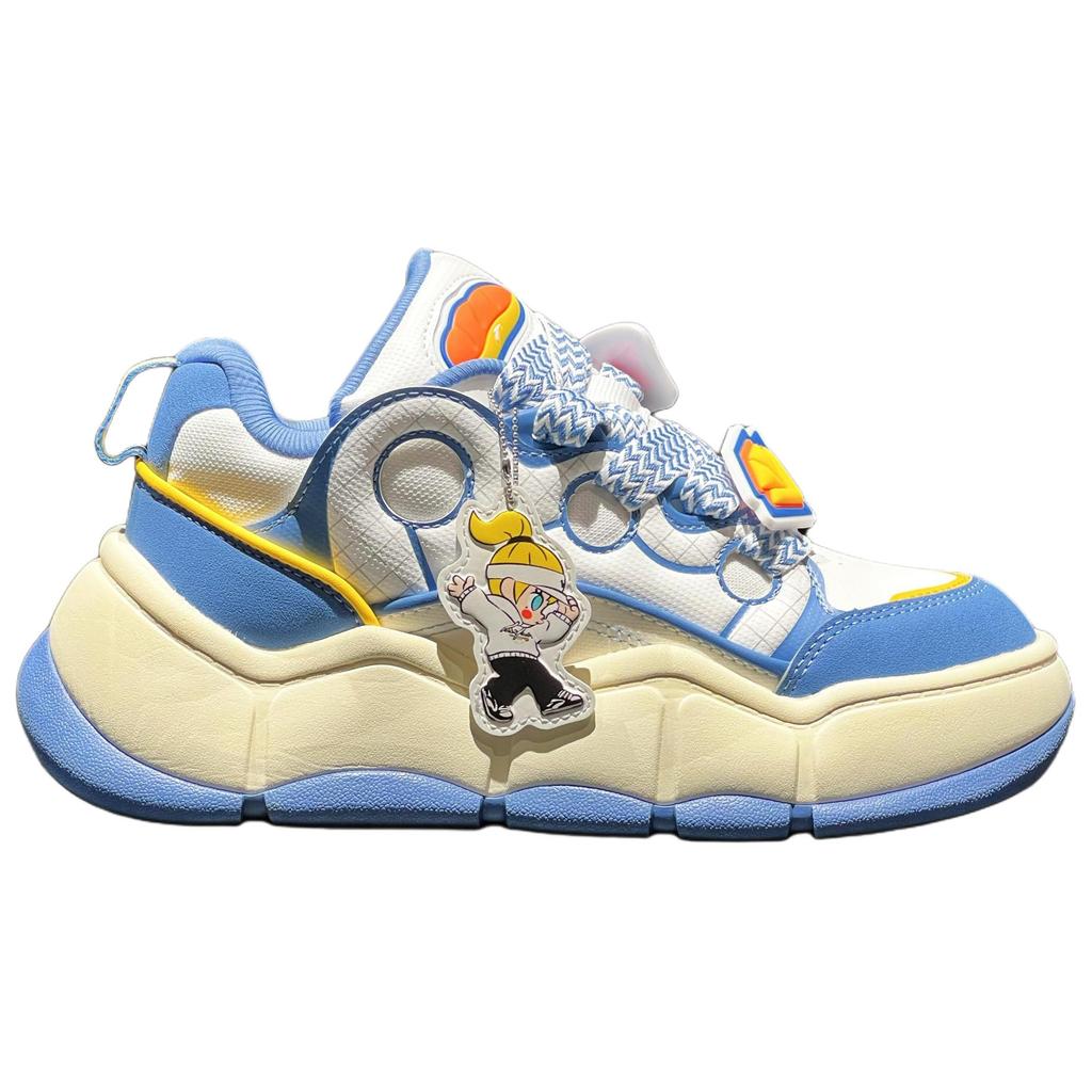Anta Pop Mart X  Special Fragrance Bag Fashion Versatile Slip Resistant Durable Low Top Skate Shoes Women Sneakers Blue White 122518072X-1